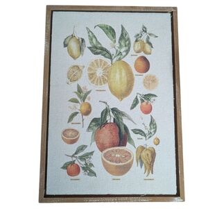 Vintage Citrus Botanical Wall Art